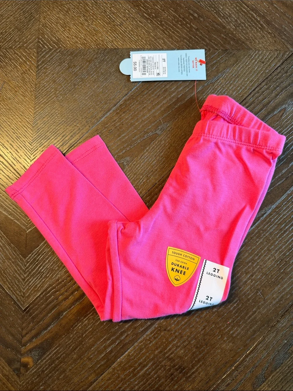 Cat & Jack Girls 5-Piece Bundle of Tees Leggings Bike Shorts Size 2T New NWT